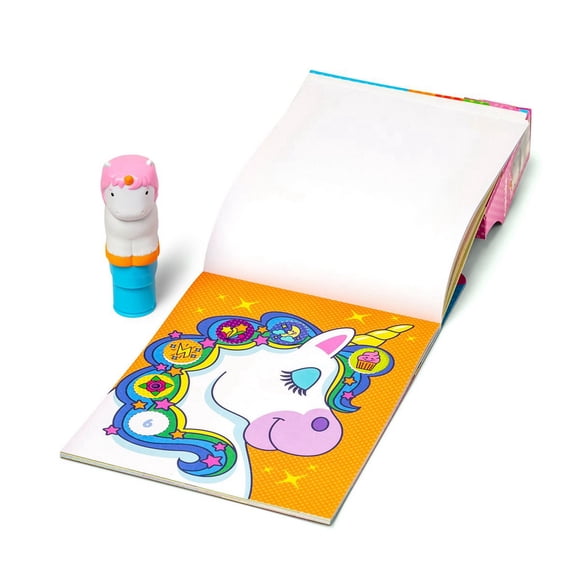 ESTAMPADOR WOW CON 300 STICKERS MELISSA AND DOUG - UNICORNIO