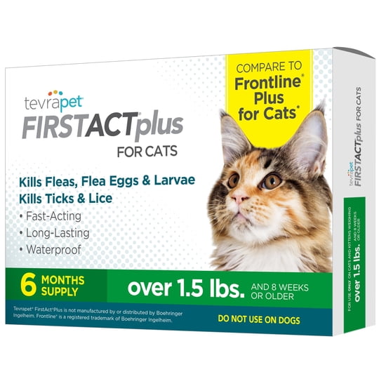 Gotas Antipulgas Y Garrapatas Tevrapet Firstact Plus 6 Dosis