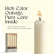 thumbnail image 3 of Velas cónicas Leor & Lair, color marfil, 6 pulgadas (paquete de 8), 3 of 3