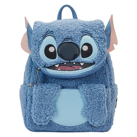 Mochila Loungefly Disney Stitch Plush Sherpa Mini