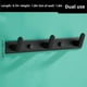 thumbnail image 1 of Maximize Your Space with Our 1pc Thickened Space Aluminum Wall Mounted Coat Rack and Clothe Hook - Punch Free Installation for Easy Organization of Your Bathroom and Wardrobe, 1 of 4