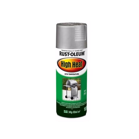 Rust-Oleum - Pintura En Spray Automotive Alta Temperatura Aluminio Brillante 340 G