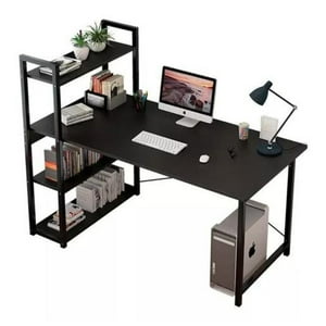 Leon Import - Escritorio Premium Resistente Pro Con 3 Estantes 120X55Cm