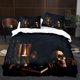 thumbnail image 1 of Skull Skeleton Book Candle Quilt Duvet Cover Set Bedding Queen Pillowcase3-Piece Bedding Set, 1 of 5