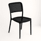 thumbnail image 1 of Silla de Restaurant o Terraza Comedor Hoffman Enrejada - Negra Completa, 1 of 7