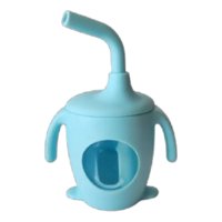 Genérico - Set 2 Vasos De Iniciacion Aprendizaje Con Boquilla Bebe Lau