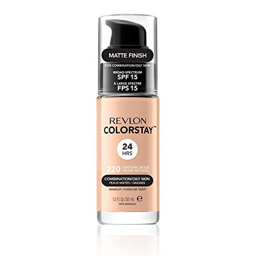Maquillaje Líquido Revlon Color Stay Para Piel Mixta/grasa Con Protección Spf