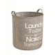 thumbnail image 2 of Canasto De Ropa 45Cmx50Cm Color Gris, 2 of 4