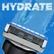 thumbnail image 2 of Maquinillas de afeitar desechables Schick Hydro 5 para hombre, 9 unidades, con recortadora, 2 of 3
