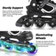 thumbnail image 2 of Patines en línea MammyGol ajustables para niños con ruedas iluminadas, 2 of 7