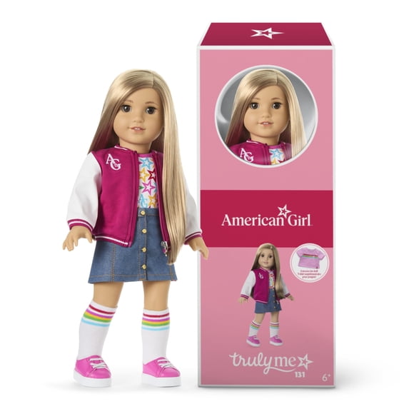 Doll American Girl Truly Me, 18 pulgadas, #131, ojos marrones, cabello rubio