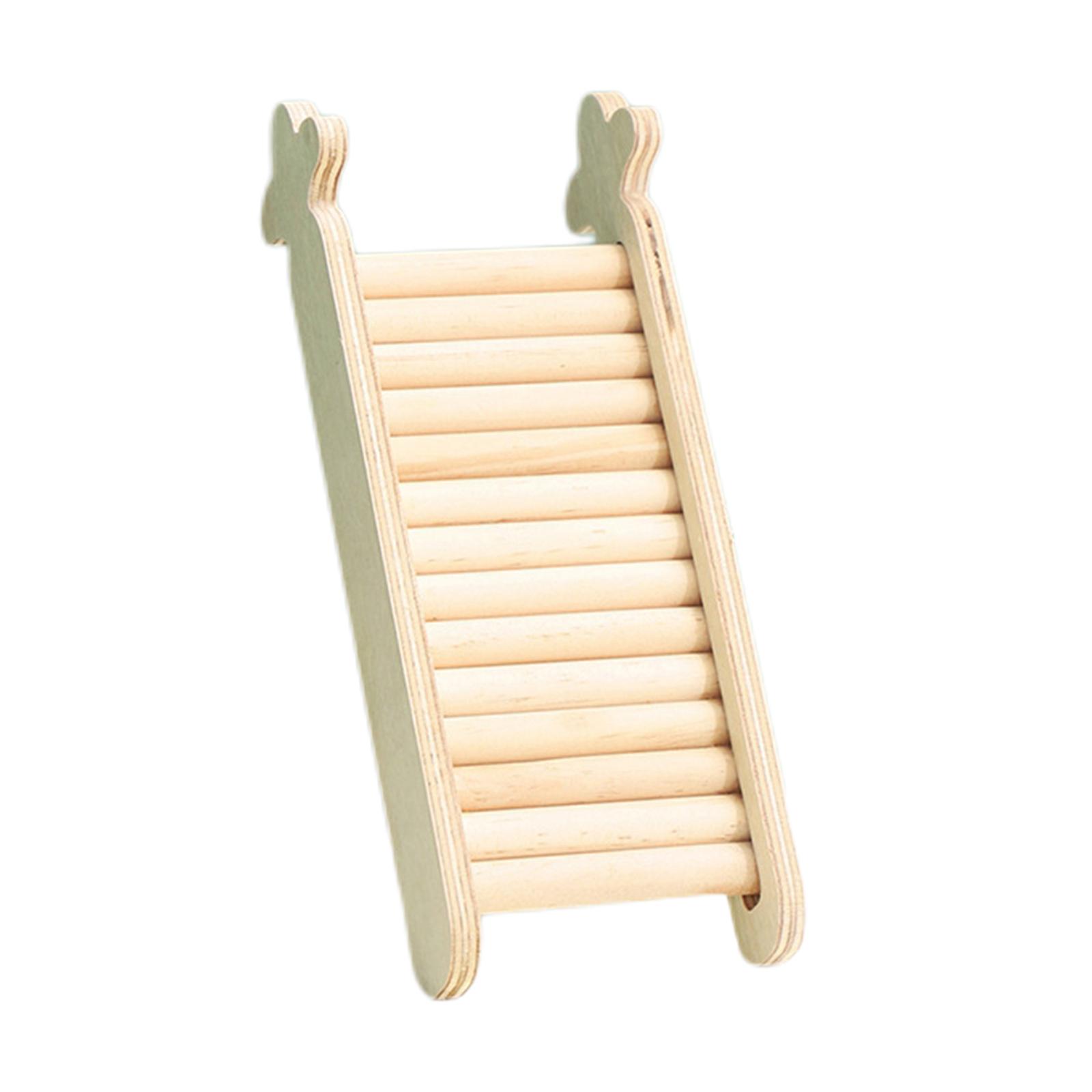 Ioensy - Jaula De Juguete De Escalada Para Hámster, Escalera De Madera, Puente De Hámster, Escalera Para Hámsteres, Escalera Pequeña