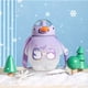 thumbnail image 2 of Botella Agua Pinguino Kawaii 1500ml Morado con Stickers, 2 of 2