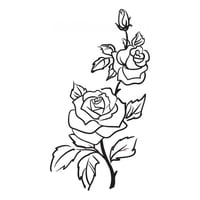 Rienda Libre Graphics - Decomural Rose Flowers Petals Floral Ws-15508