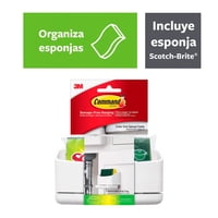 Soporte Para Esponja De Cocina Blanco Command