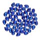 thumbnail image 1 of 50 piezas de perlas de cristal adornos bricolaje coser artesanías zafiro, 1 of 5