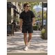 thumbnail image 5 of Conjunto Hombre Polera Polo Manga Corta Short Texturizado Negro, 5 of 7