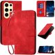 thumbnail image 1 of Funda Flip Premium Fibra de Carbono para Samsung Galaxy S24 Ultra con Soporte y Cierre Rojo, 1 of 6
