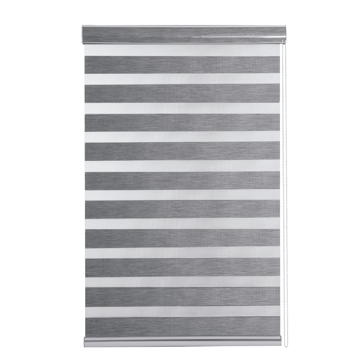 Aura Home - Cortina Roller Duo Zebra Día Y Noche 160 X 165 Cm Color Gris Marca Aura