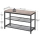 thumbnail image 3 of Banco para zapatos HOOBRO Industrial de 3 niveles con estantes de malla, color gris, 3 of 9