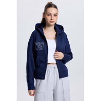 Fashionspark - Polerón Mujer Full Zipper Azul