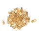 thumbnail image 5 of 100 Unids Corazón Metal Cuff Extensión del pelo Decoraciones Dreadlocks Beads Gold, 5 of 5