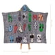 thumbnail image 2 of Manta Capa Con Capucha Desmarcar Leyenda Del Alfabeto 100x130cm, 2 of 6
