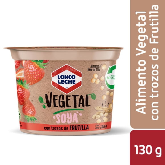 Bebidas de Soya Frutilla, 130 g