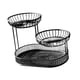 thumbnail image 4 of Soporte Para Frutero De Metal De 3 Niveles Que Ahorra Espacio, Moderno Soporte Para Frutero, L, Negro, 4 of 5