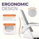 thumbnail image 3 of Silla ergonómica NEO para escritorio de oficina para juegos de computadora con soporte lumbar, 3 of 9