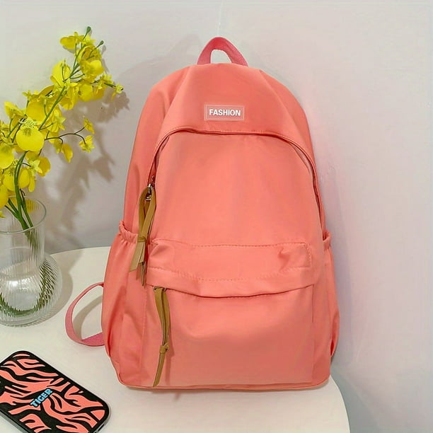 Backpack Simple Large Capacity Backpack Female Junior High School Student High School College Student School Bag Male Eight Colors Optional