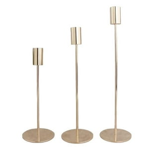 Oem - Pack 3 Porta Vela Candelabro Set 3 Candelabros Elegantes