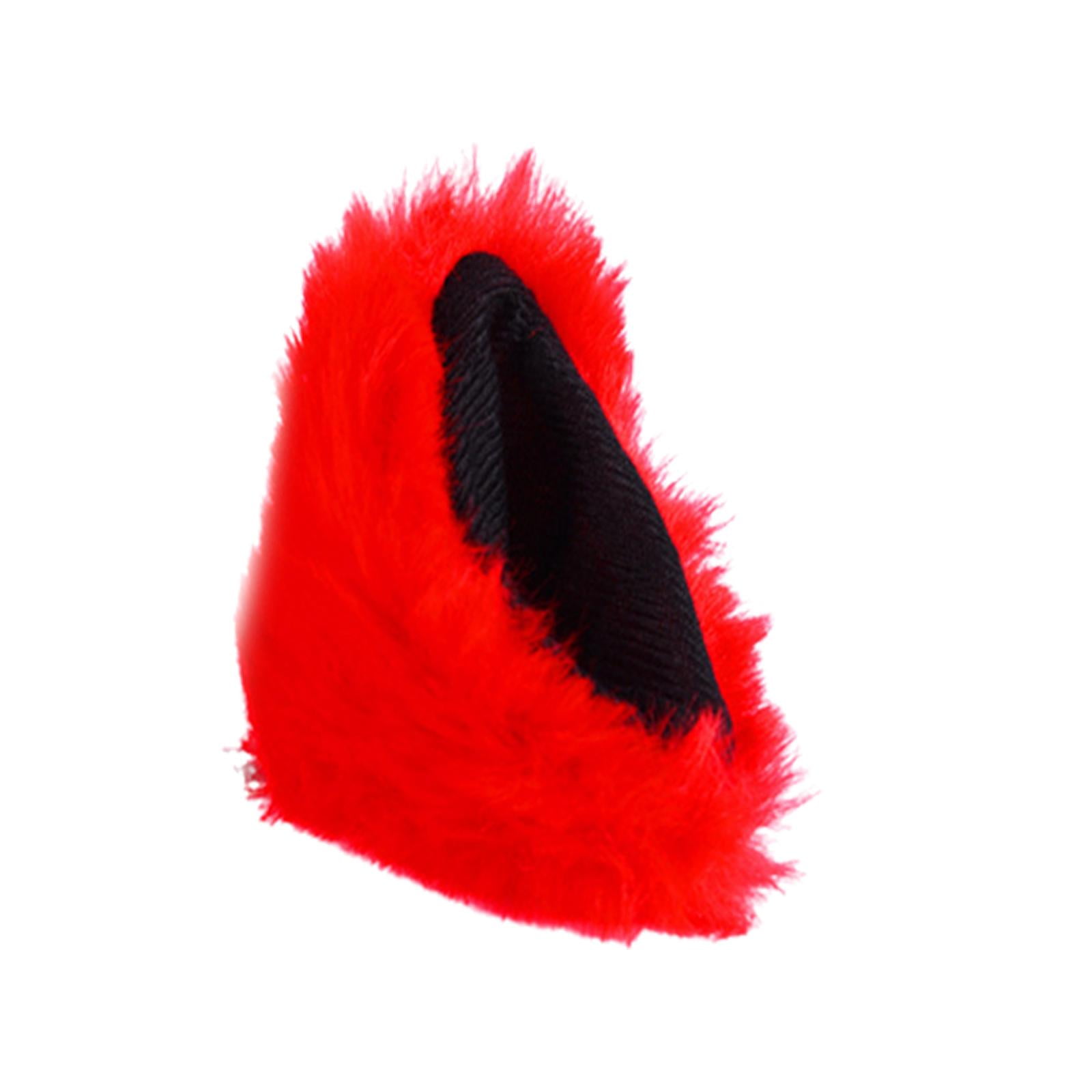 Ioensy - Adhesivo Para La Oreja, Accesorio Para Casco De Bicicleta, Scooter, Fácil De Colocar, Rojo