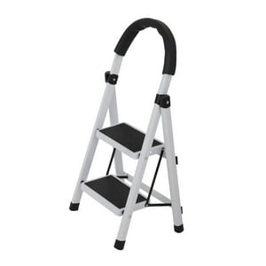 Escalera Taburete Plegable Halten 2 Peldaños Antideslizantes