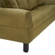 thumbnail image 3 of Sofa Lua 3C + 2 Pouf Felpa 20 Verde Musgo, 3 of 6