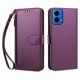 thumbnail image 3 of Funda con Billetera para [Motorola Moto G34 5G] con Bolsillo Zipper y Tarjetero Violeta, 3 of 6