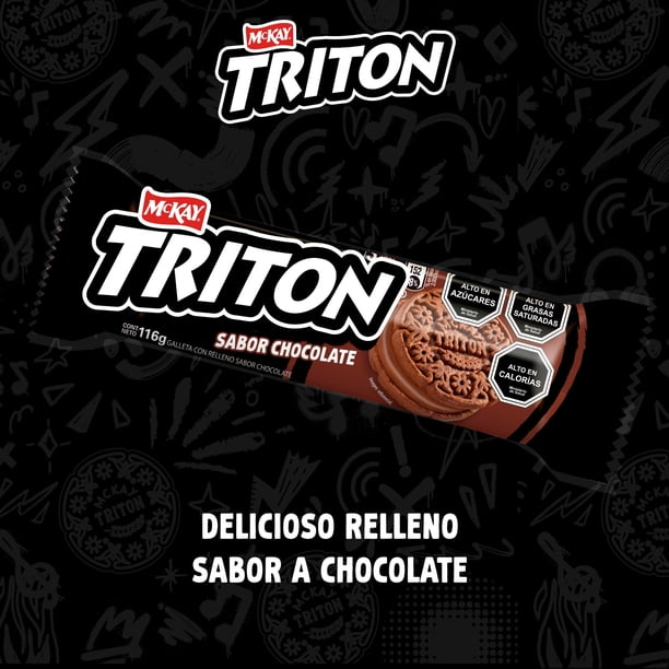 Galleta Triton Chocolate Pack 3Un, 116 g | Lider