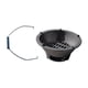 thumbnail image 3 of Grill de carbón portátil, parrilla de barbacoa, mini horno de mesa de hierro fundido japonés para el patio de campamento para acampar mochila al aire 20 cm, 3 of 5