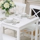 thumbnail image 2 of Juego de Comedor 4 Sillas Mesa Rectangular Blanco 118x75x74.3 Cm, 2 of 6