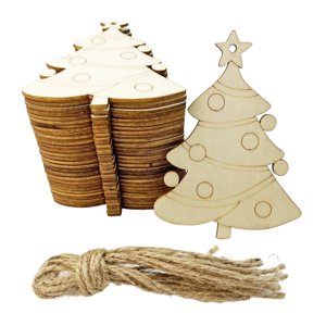 Magideal - 20 Piezas De Recortes De Discos De Madera, Fáciles De Colgar Para Proyectos De Bricolaje, Manualidades De Bricolaje, Discos De Madera Para Ventanas, C