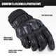 thumbnail image 3 of Guantes tácticos de dedos completos con pantalla táctil, protección para montañismo al aire libre, antideslizantes, para motocicletas, entrenamiento de motociclismo, combate, antisudor, para aficionad, 3 of 5