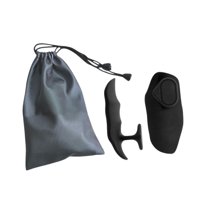 Ioensy - 2 Almohadillas De Agarre Para Levantamiento De Pesas, Agarres De Dominadas Para Culturismo, Entrenamiento De Fuerza, Color Negro