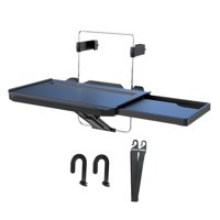 Magideal - Escritorio Para Volante De Coche, Bandeja Para Asiento Trasero De Coche, Soporte De Mesa, Bandeja Para Reposacabezas De Asiento Trasero Para Trabajar,