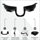thumbnail image 3 of Gafas de bronceado flexibles Super Sunnies Evo, gafas negras con protección UV para los ojos, compatibles con la FDA, 3 of 7