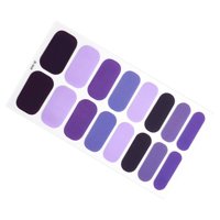 Magideal - 16 Piezas De Adhesivos Para Uñas, Calcomanías De Cobertura Completa Con Lima De Uñas, Parches De Gel Semicurado Para Uñas, Regalos De Cumpleaños Para Estilo A