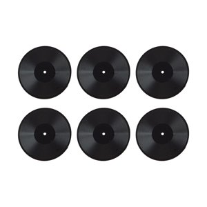 Magideal - Modelo De Registros De Casa De Muñecas A Escala 1:6, Decoración De Accesorios Para Muñecas, Decoración De Juego De Simulación De Escena De Vida, 6 Uds Negro