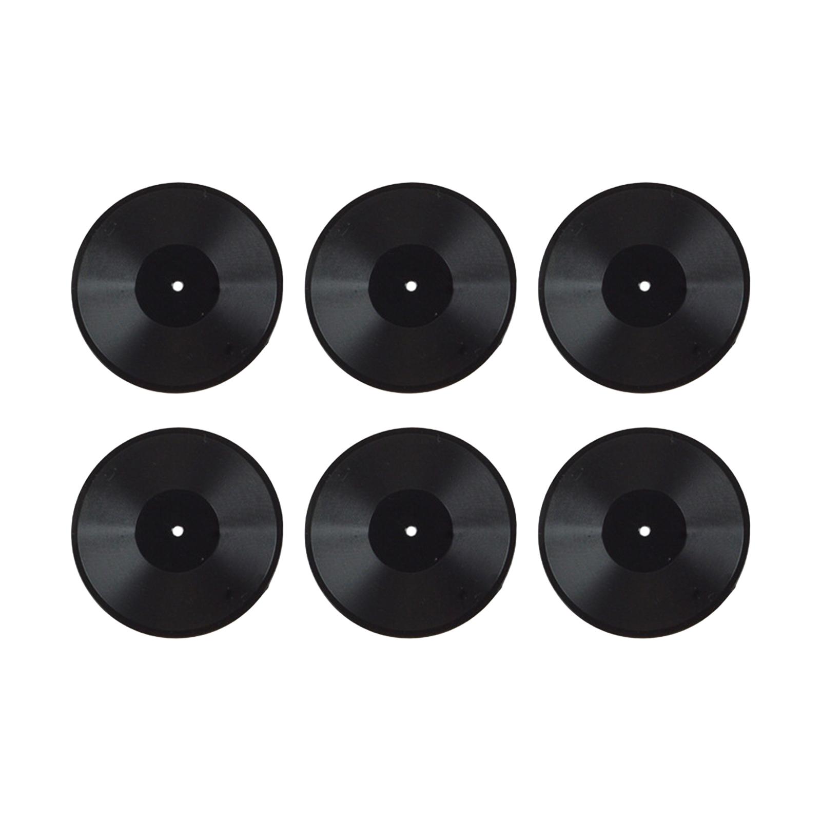 Magideal - Modelo De Registros De Casa De Muñecas A Escala 1:6, Decoración De Accesorios Para Muñecas, Decoración De Juego De Simulación De Escena De Vida, 6 Uds Negro