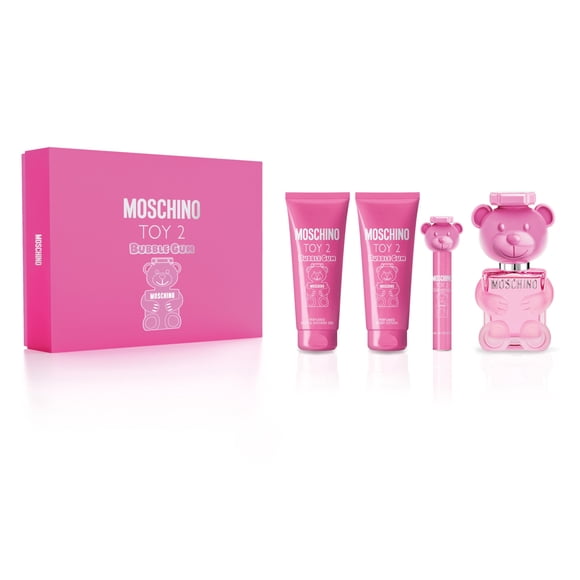 Set de regalo Moschino Beauty Toy 2 Bubble Gum para mujer – 4 piezas