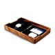 thumbnail image 1 of CADDY Moginno Bandeja de escritorio de madera de nogal 219x125x33mm, 1 of 5
