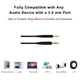 thumbnail image 3 of Cable de audio EARLA TEC de 3,5 mm a 2,5 mm, cable auxiliar de 1,4 m, 3 of 5